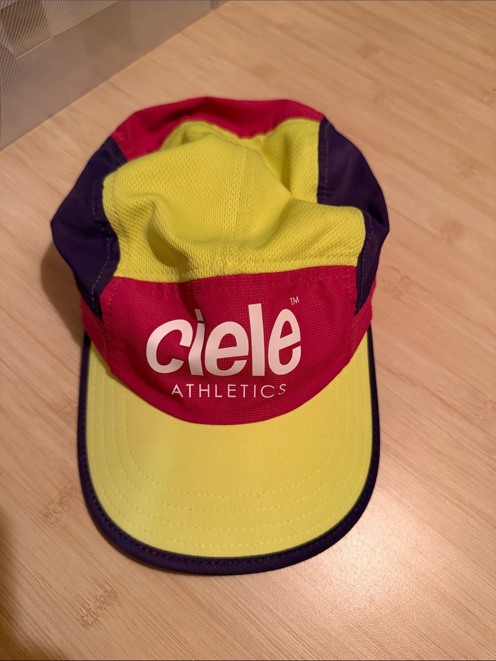 Ciele Athletics Kids Colorblock Performance Cap — Yellow, Pink & Purple